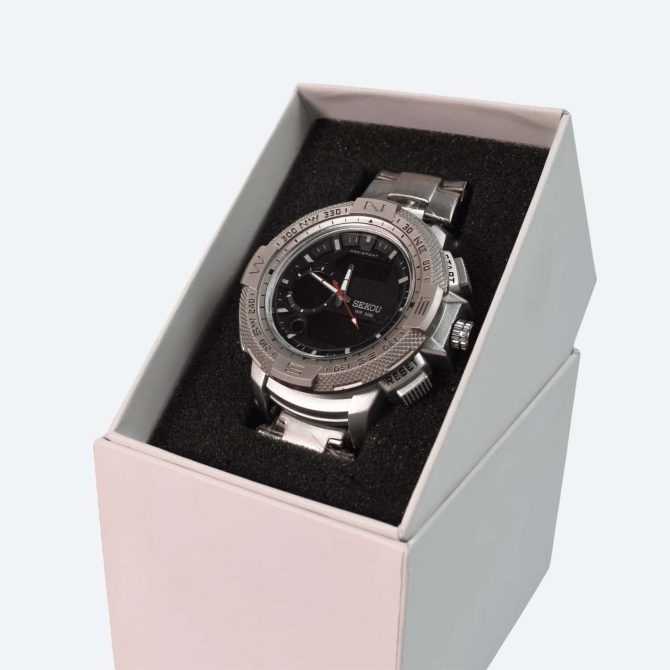 Sekou Watch in Silver