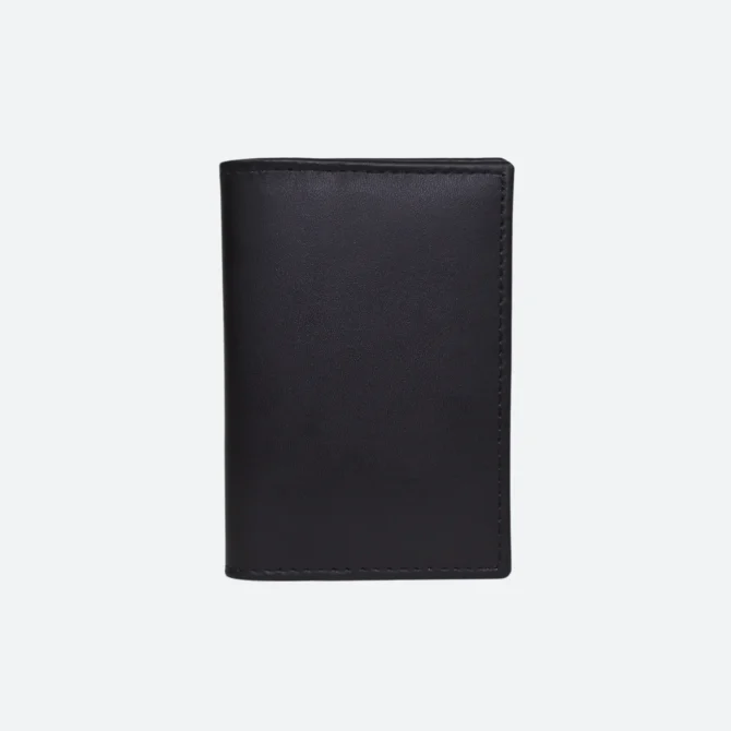 Black leather wallet