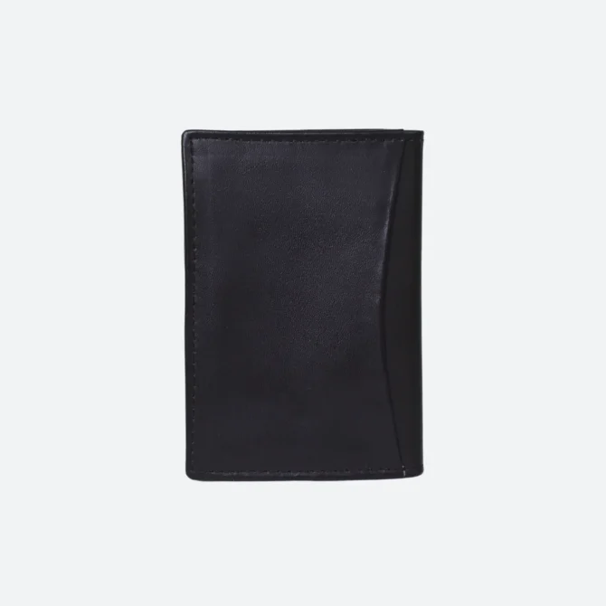 Black leather wallet