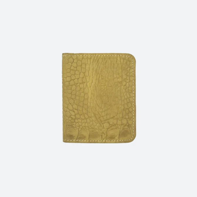 Yellow without button dollar wallet