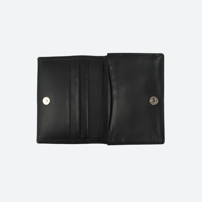 Black leather wallet