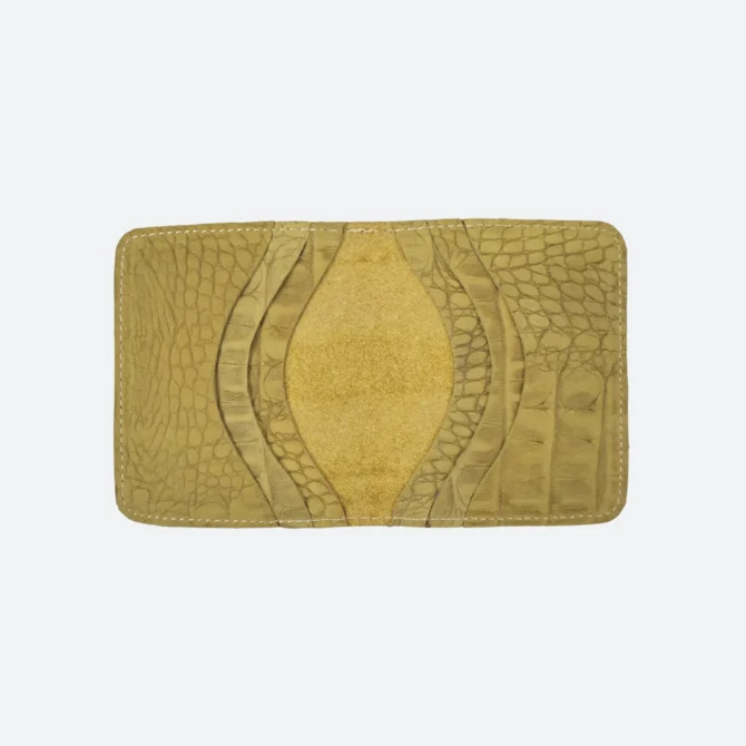 Yellow without button dollar wallet