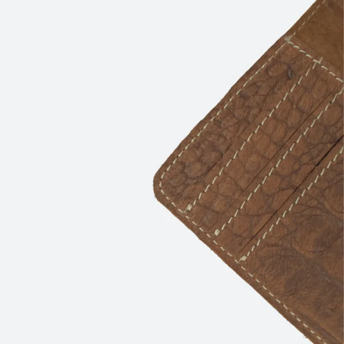 Brown crocodile texture Wallet